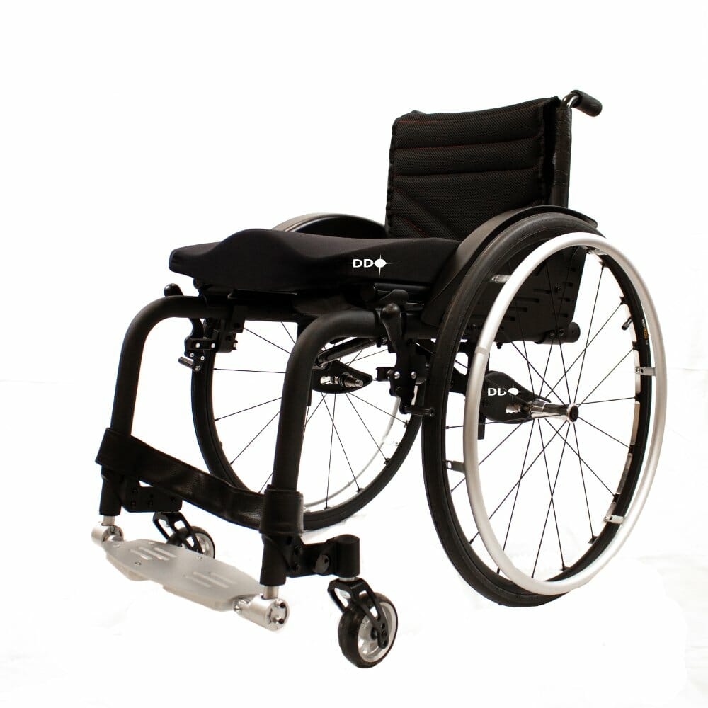 DDO D-XLite Ultralight Adult Folding Wheelchair - Size M - CLASP